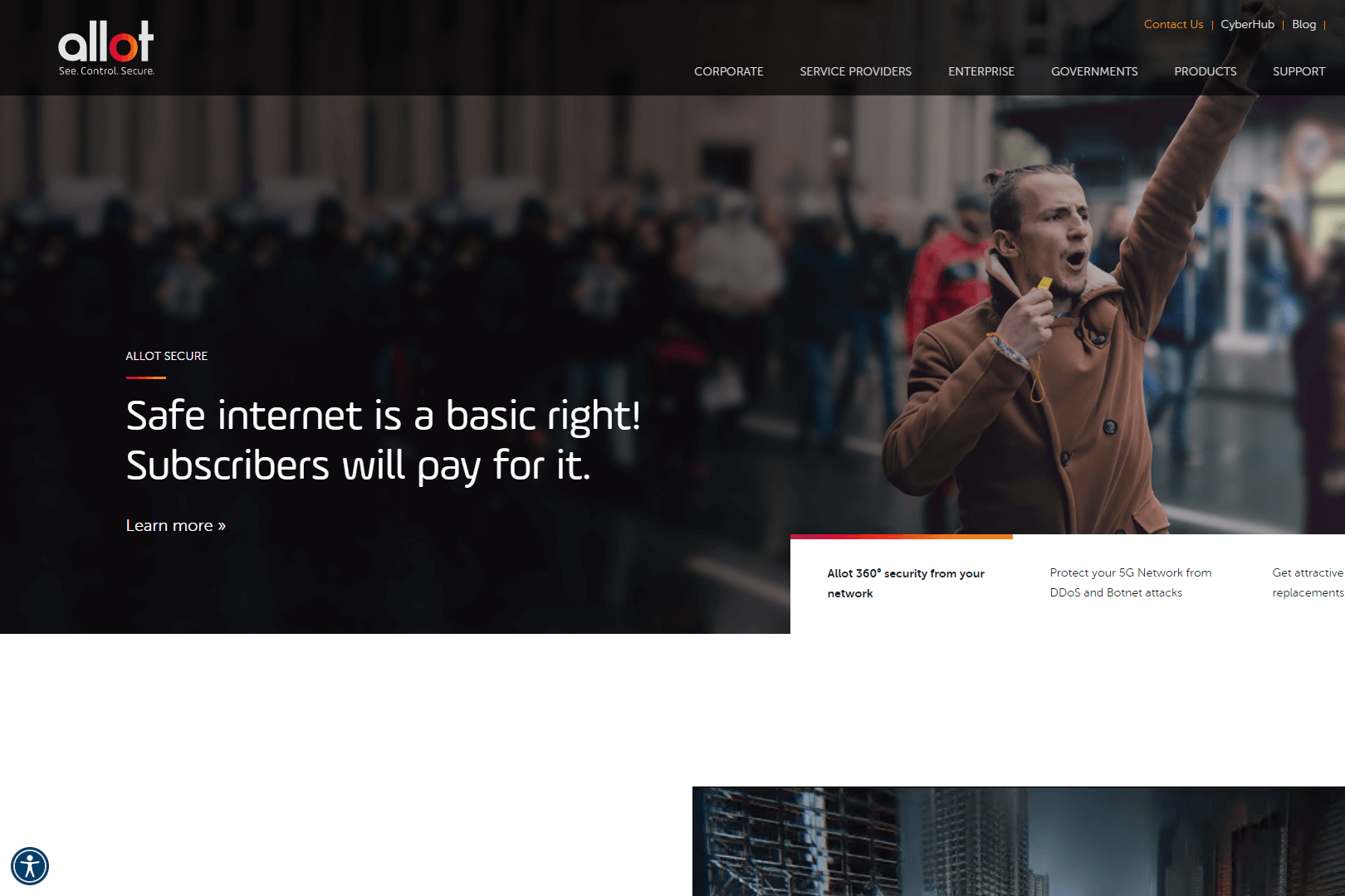 Corporate Site Allot