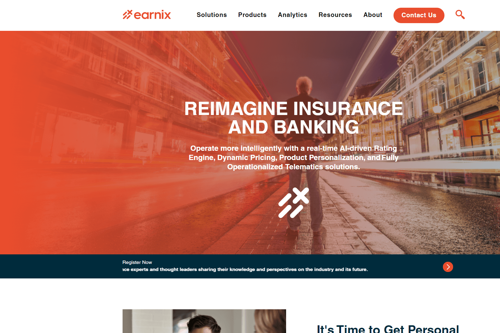 Corporate Site Earnix